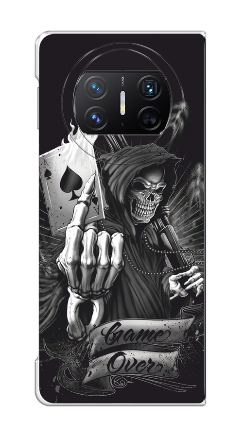 

Чехол на Huawei Mate X3 "Игра закончена", Черный;серый, 6122450-1