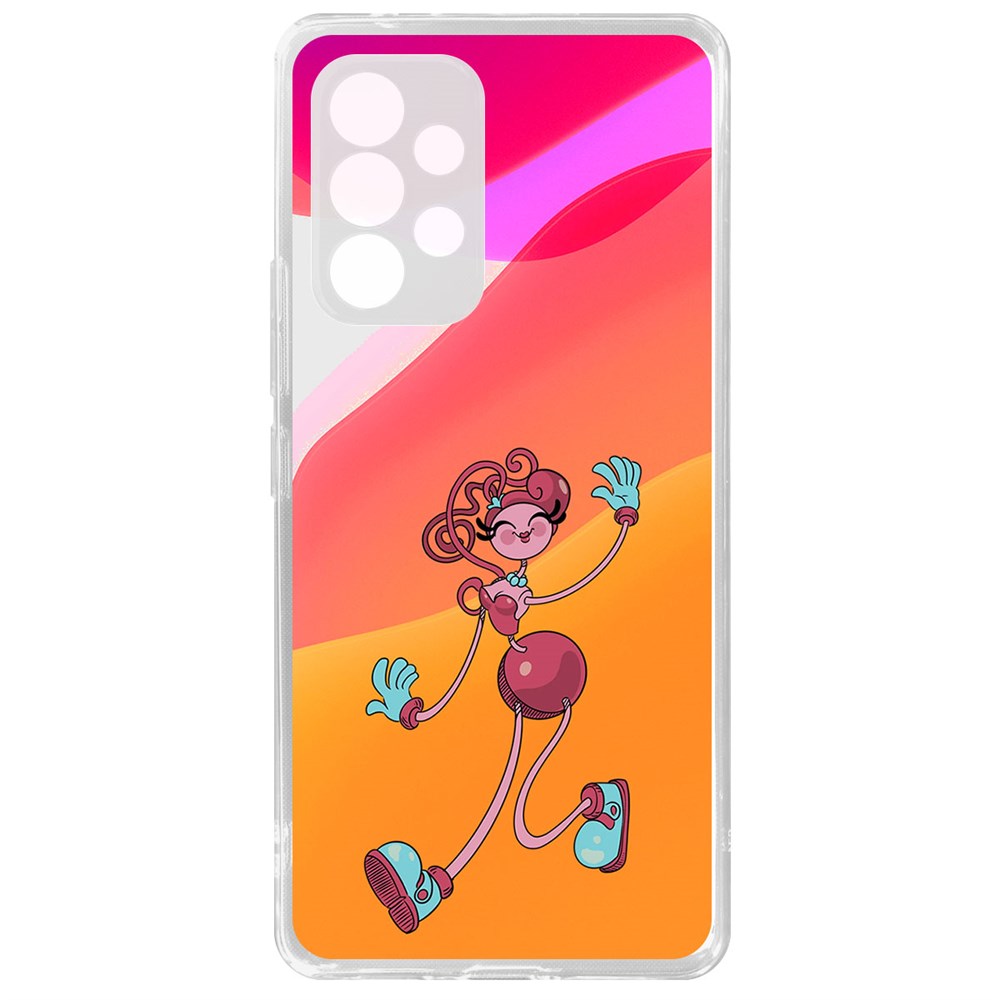 

Чехол-накладка Krutoff Clear Case - Мама Длинные Ноги для Samsung Galaxy A53 5G (A536), Прозрачный