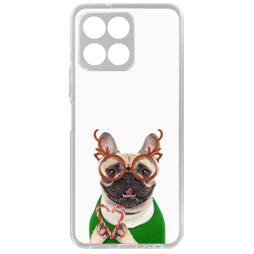 Чехол Новогодний француз для Honor X6