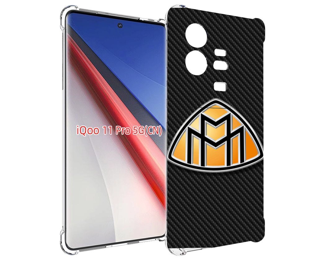 

Чехол бампер MyPads маибах maybach для Vivo iQOO 11 Pro противо..., Прозрачный, Tocco