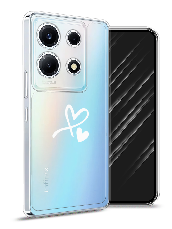 

Чехол Awog на Infinix Note 30 VIP "Сердечко минимализм", Белый, 3104750-6