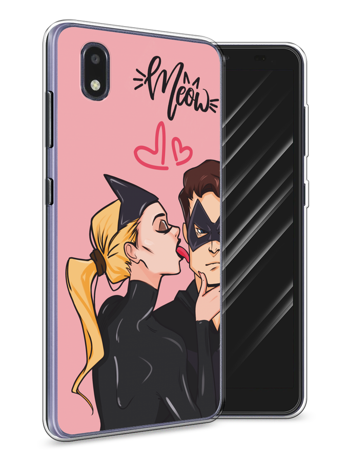 

Чехол Awog на ZTE Blade A3 (2020) "Kiss of Cat Woman", Розовый;черный;бежевый, 133650-1