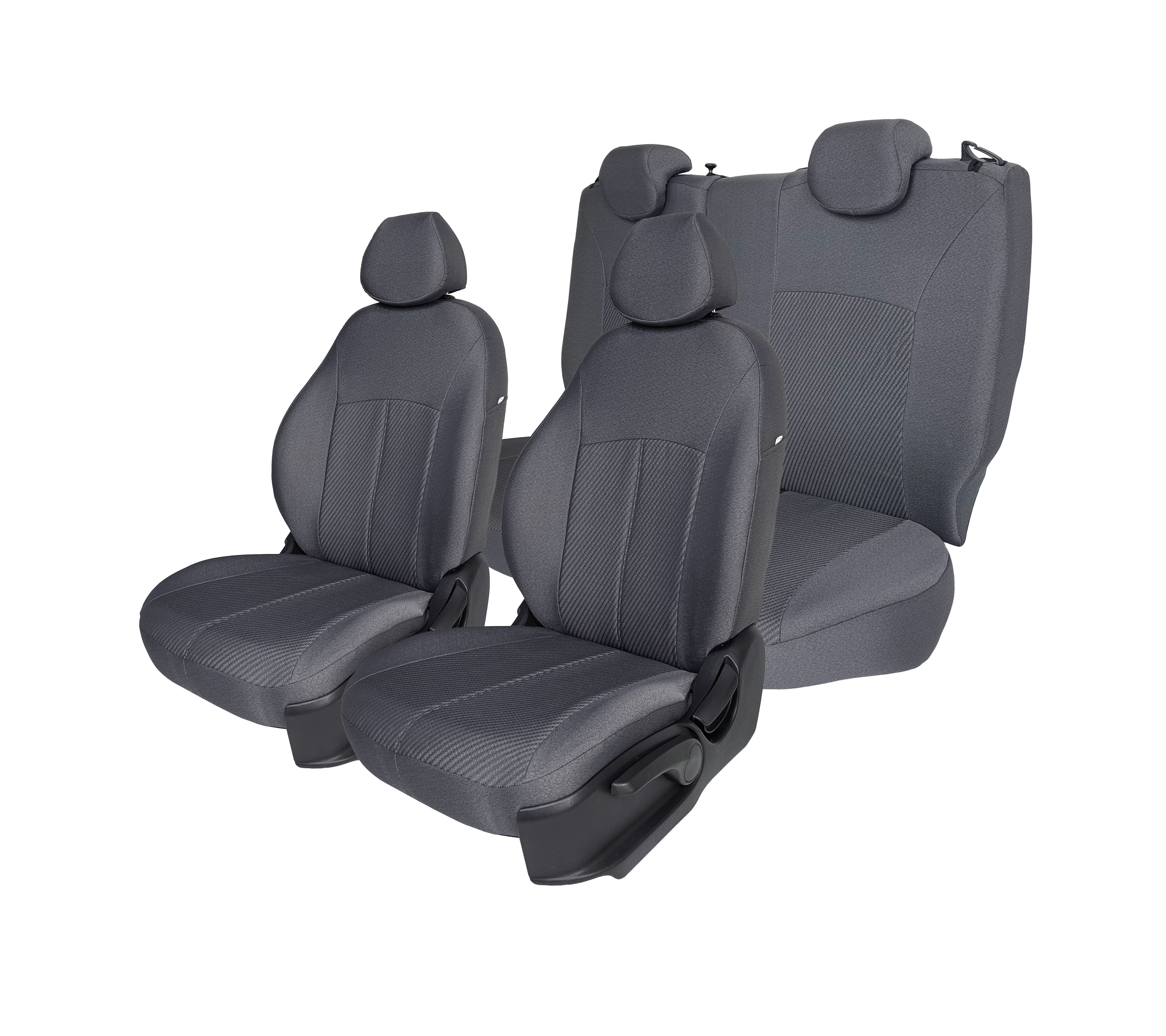 

Чехлы на сиденья Лада Веста / Авто чехлы LADA Vesta Sedan, SW 2015-2022 г.в., Черный