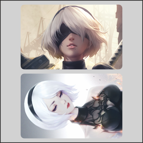 

Наклейка Наклейки за Копейки БАНК-СМ-0027 Nier Automata, БАНК-СМ-0027