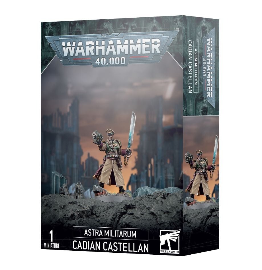 Миниатюры для игры Games Workshop Warhammer 40000: Astra Militarum Cadian Castellan 47-34
