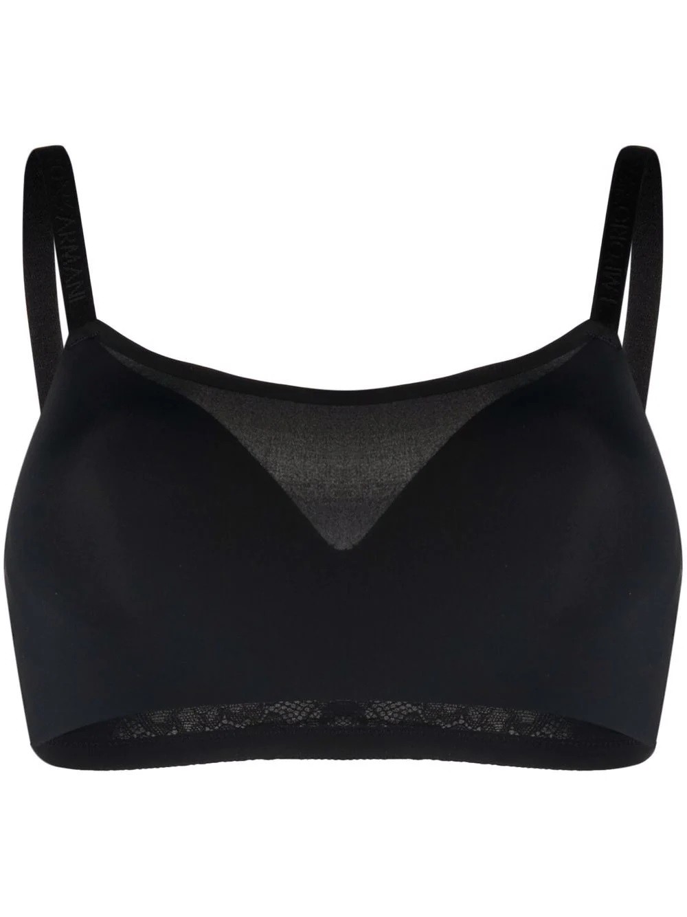

Топ женский EA Underwear 1644061A384 черный 44 RU, 1644061A384