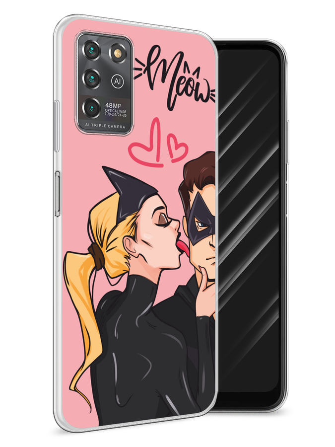 

Чехол Awog на ZTE Blade V30 Vita "Kiss of Cat Woman", Розовый;черный;бежевый, 135050-1