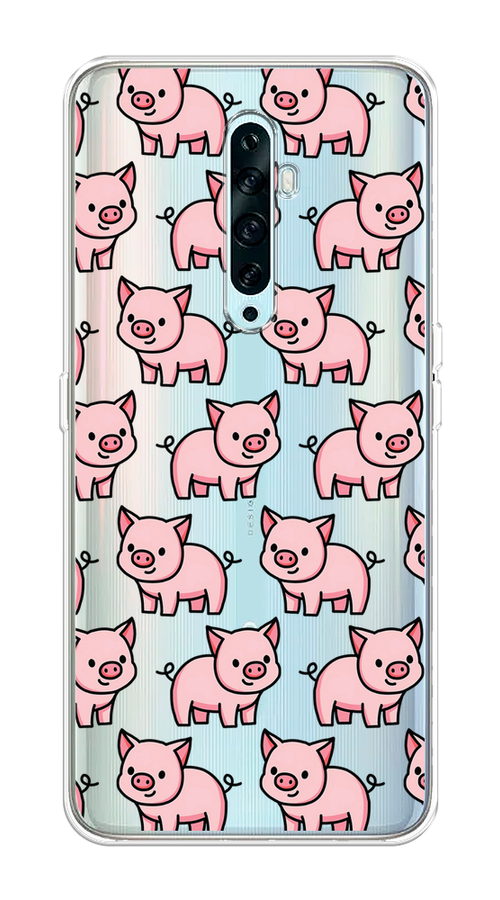 

Чехол на Oppo Reno 2Z "Веселые поросята", Розовый;черный;прозрачный, 251850-1