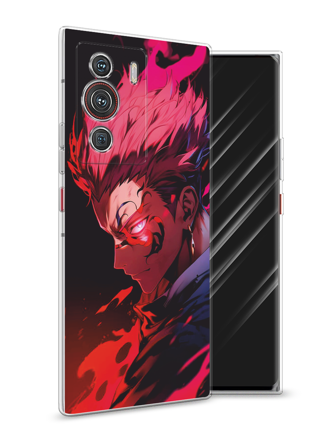 

Чехол Awog на ZTE Nubia Z40 Pro "Взгляд Сукуны", Розовый;красный;черный, 135850-1