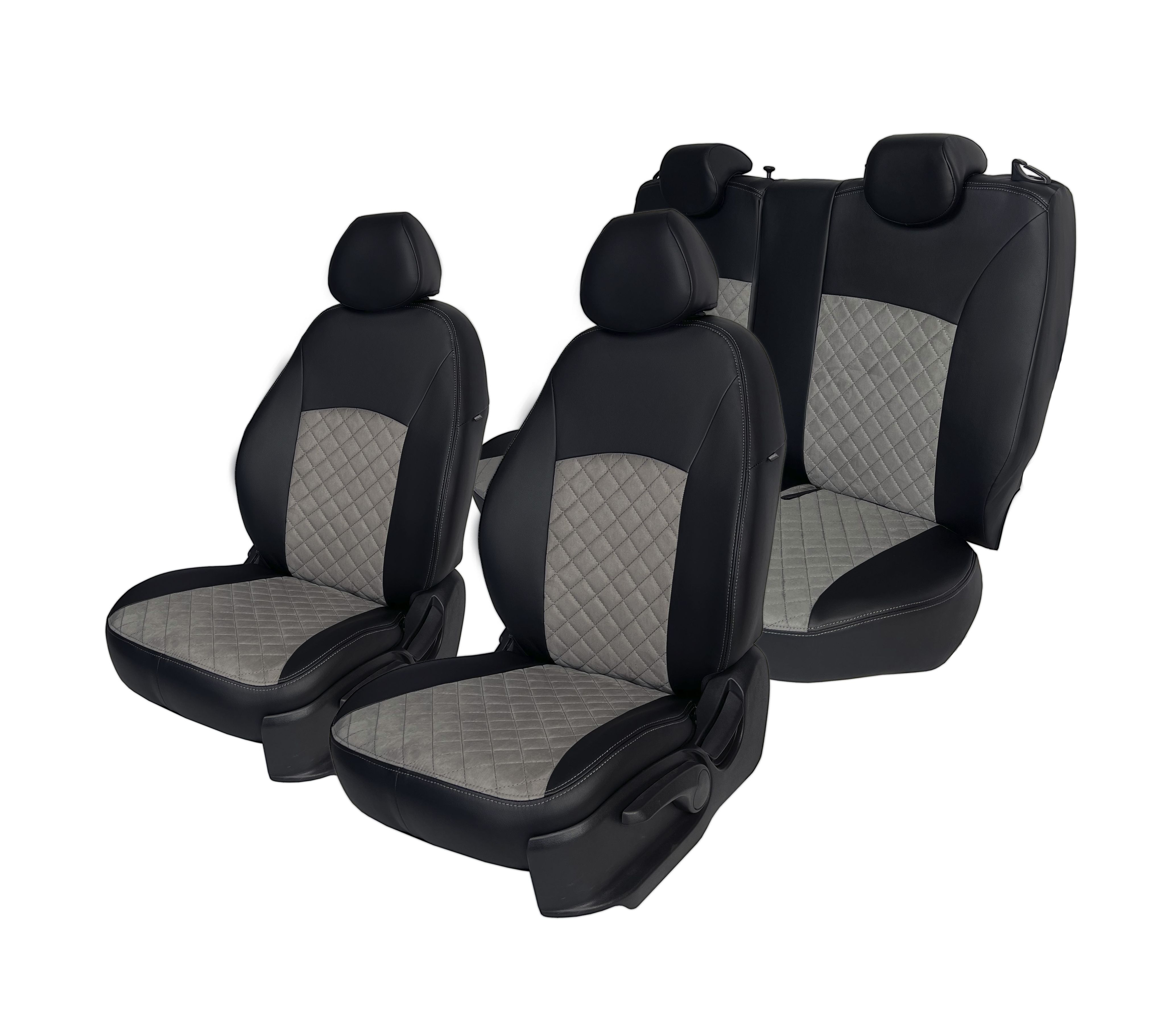 

Чехлы на сиденья DAEWOO Matiz 1998- 2022 г./ Авточехлы Дэу Матиз 1998- 2022 г., Черный