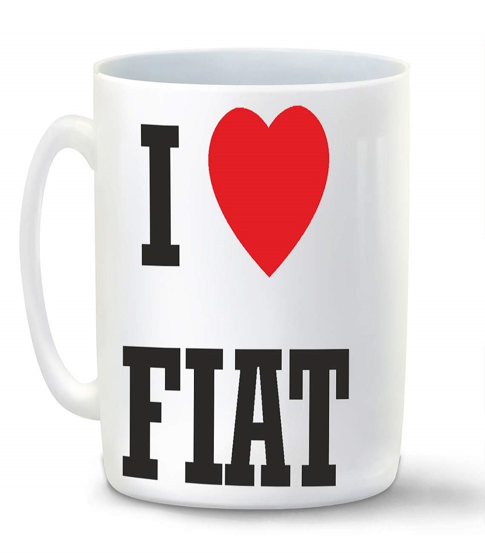 

Кружка CoolPodarok Авто I love Fiat