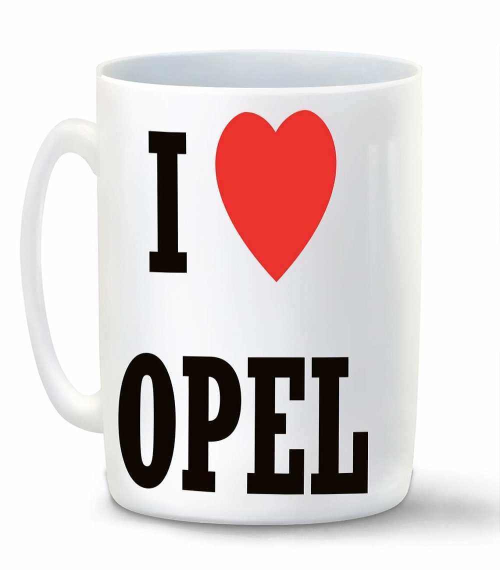 

Кружка CoolPodarok Авто I love Opel