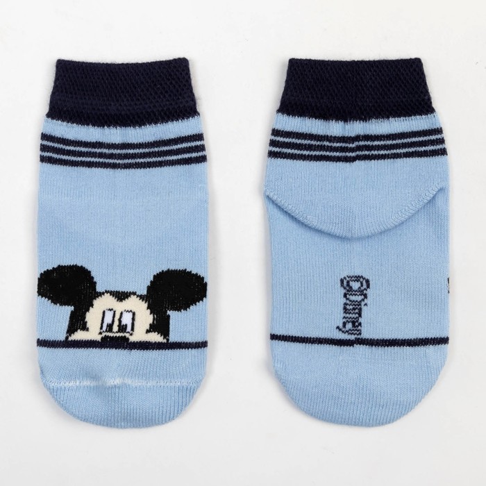 

Носки Mickey Mouse, Микки Маус, голубой, 10-12 см, 7391428