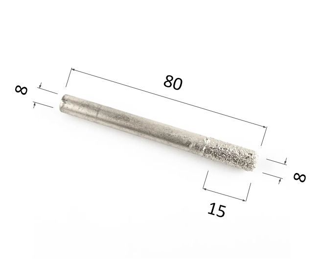 Фреза алмазная торцевая шлифовальная вакуумная пайка DJTOL DMX0815 для станка ЧПУ фреза алмазная для маникюра