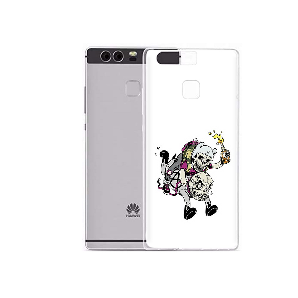

Чехол MyPads Tocco для Huawei P9 Plus время приключений скелеты (PT31455.54.277), Прозрачный, Tocco