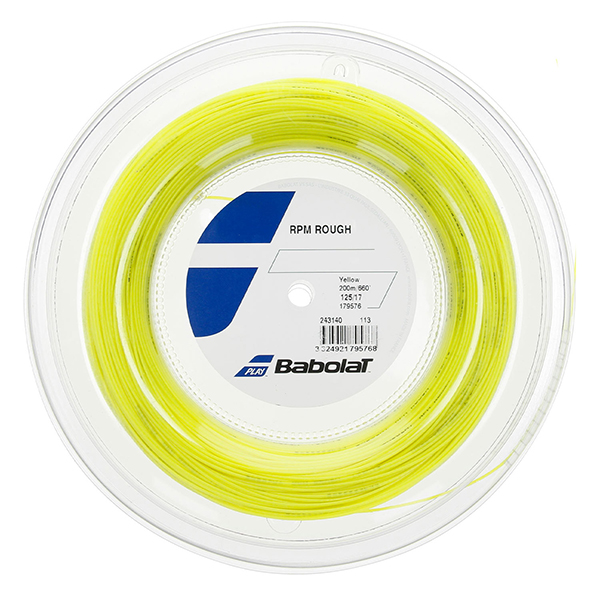Струна для тенниса Babolat 200m RPM Rough, Yellow, 1.30
