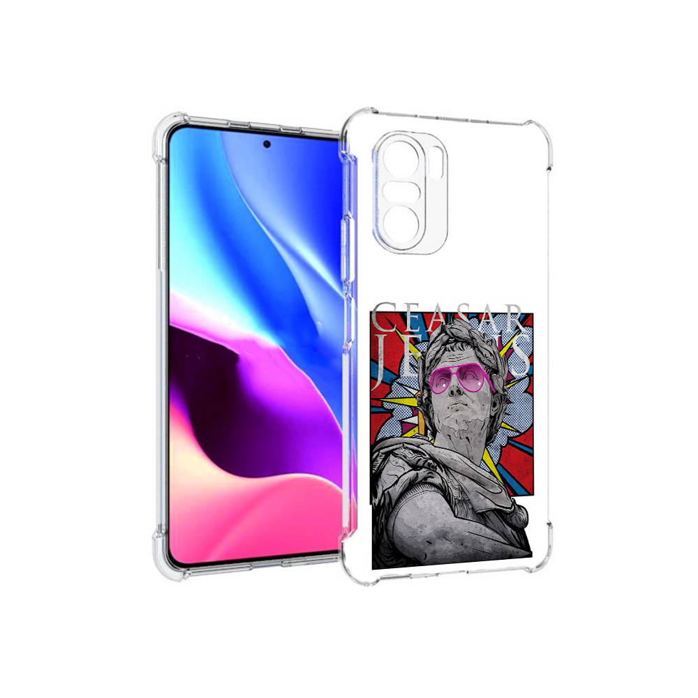 

Чехол MyPads Tocco для Xiaomi Redmi K40 крутая статуя свободы (PT158239.260.423), Прозрачный, Tocco