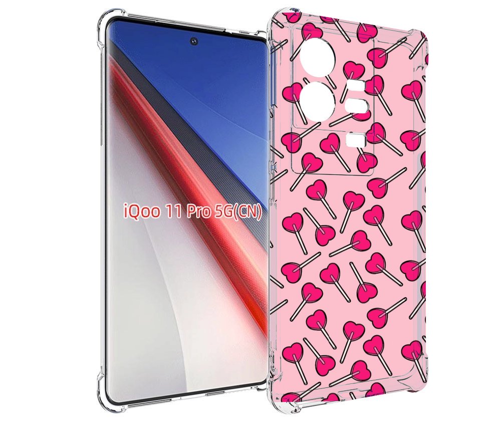 

Чехол бампер MyPads много лединцов для Vivo iQOO 11 Pro противоу..., Прозрачный, Tocco