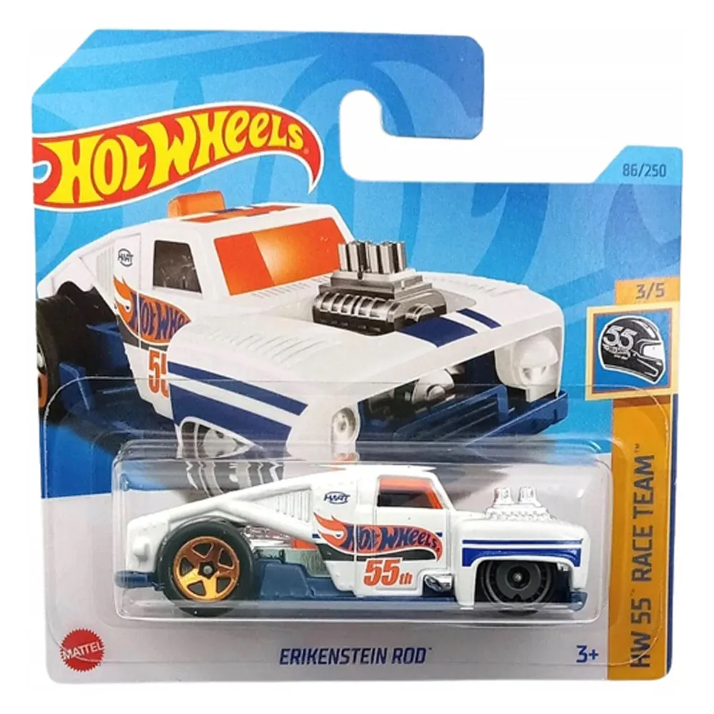Машинка Hot Wheels HW 55 Race Team Erikenstein Rod, HKK29-N521 hot wheels meandering race track 5 lane race track becomes other can be combined in sets 1 pcs car included