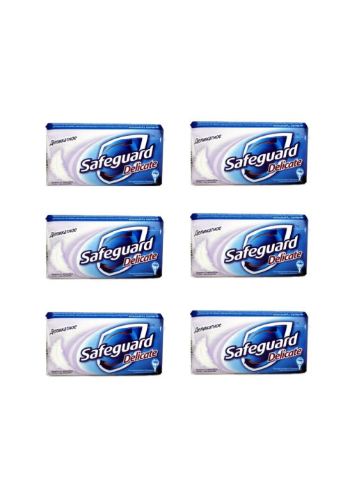 

Мыло Safeguard ДЕЛИКЕЙТ, 100гр. 6 штук