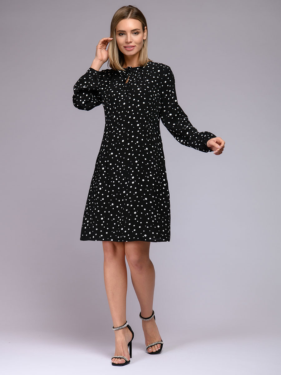 фото Платье женское 1001dress 0122001-02086 черное 44 ru