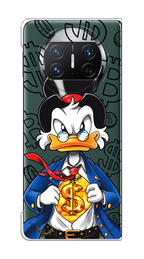 

Чехол на Huawei Mate X3 "Scrooge Goldman", Черный;белый;синий, 6122450-1