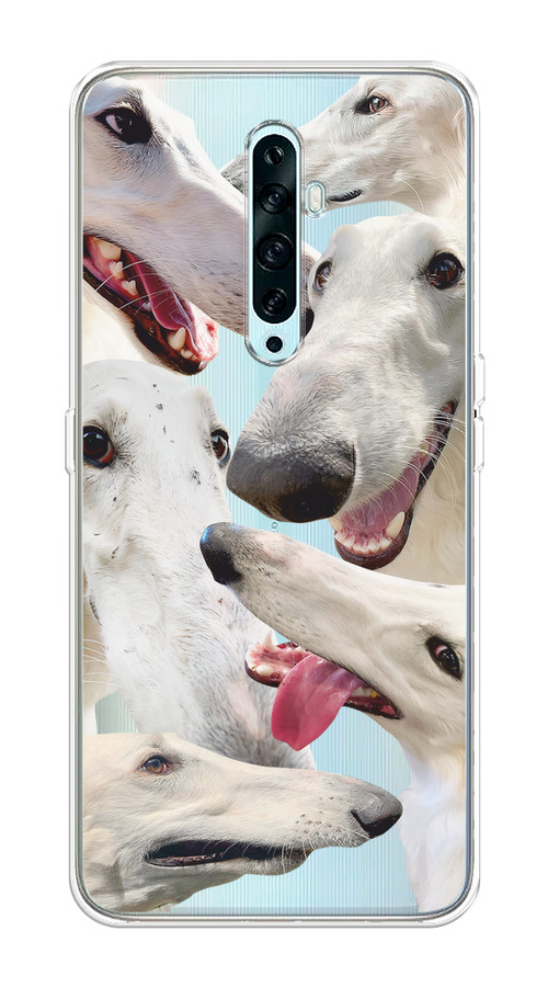 

Чехол на Oppo Reno 2Z "Собака с длинным носом", Белый;бежевый;розовый, 251850-1