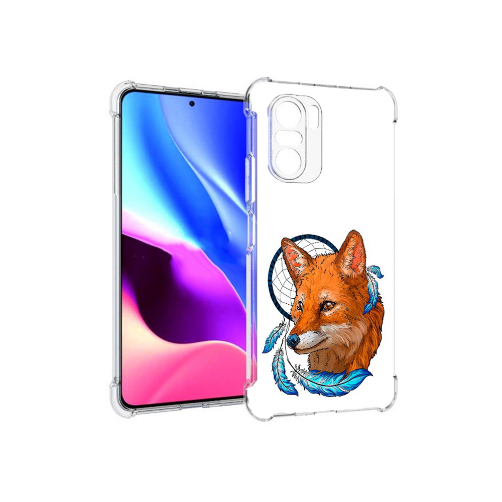 

Чехол MyPads Tocco для Xiaomi Redmi K40 лиса и ловец снов (PT158239.260.438), Прозрачный, Tocco