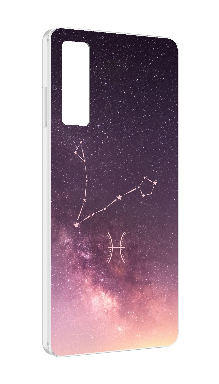 

Чехол MyPads знак зодиака рыбы 5 для TCL 20 5G, Прозрачный, Tocco