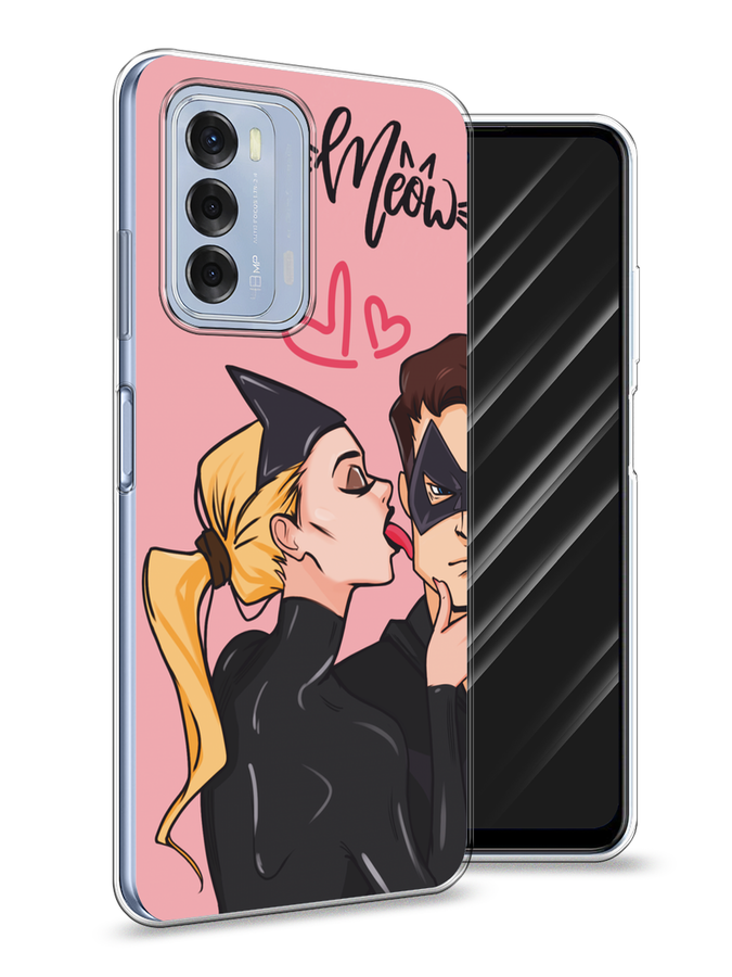 

Чехол Awog на ZTE Blade V40 "Kiss of Cat Woman", Розовый;черный;бежевый, 136150-1