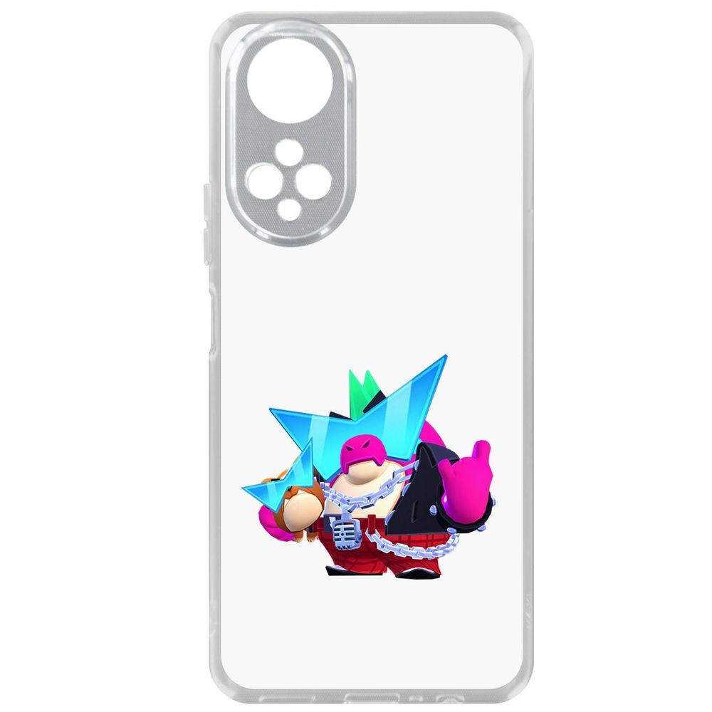 

Чехол Brawl Stars-Плохиш Базз для Honor X7, Прозрачный