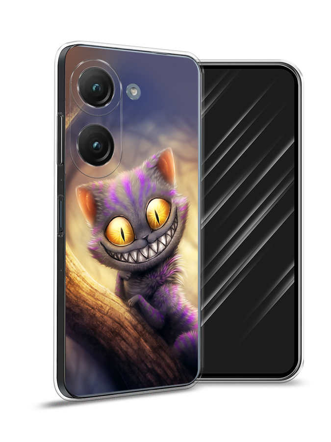 

Чехол Awog на Asus ZenFone 9 "Cheshire Cat", Фиолетовый;желтый, 44850-1