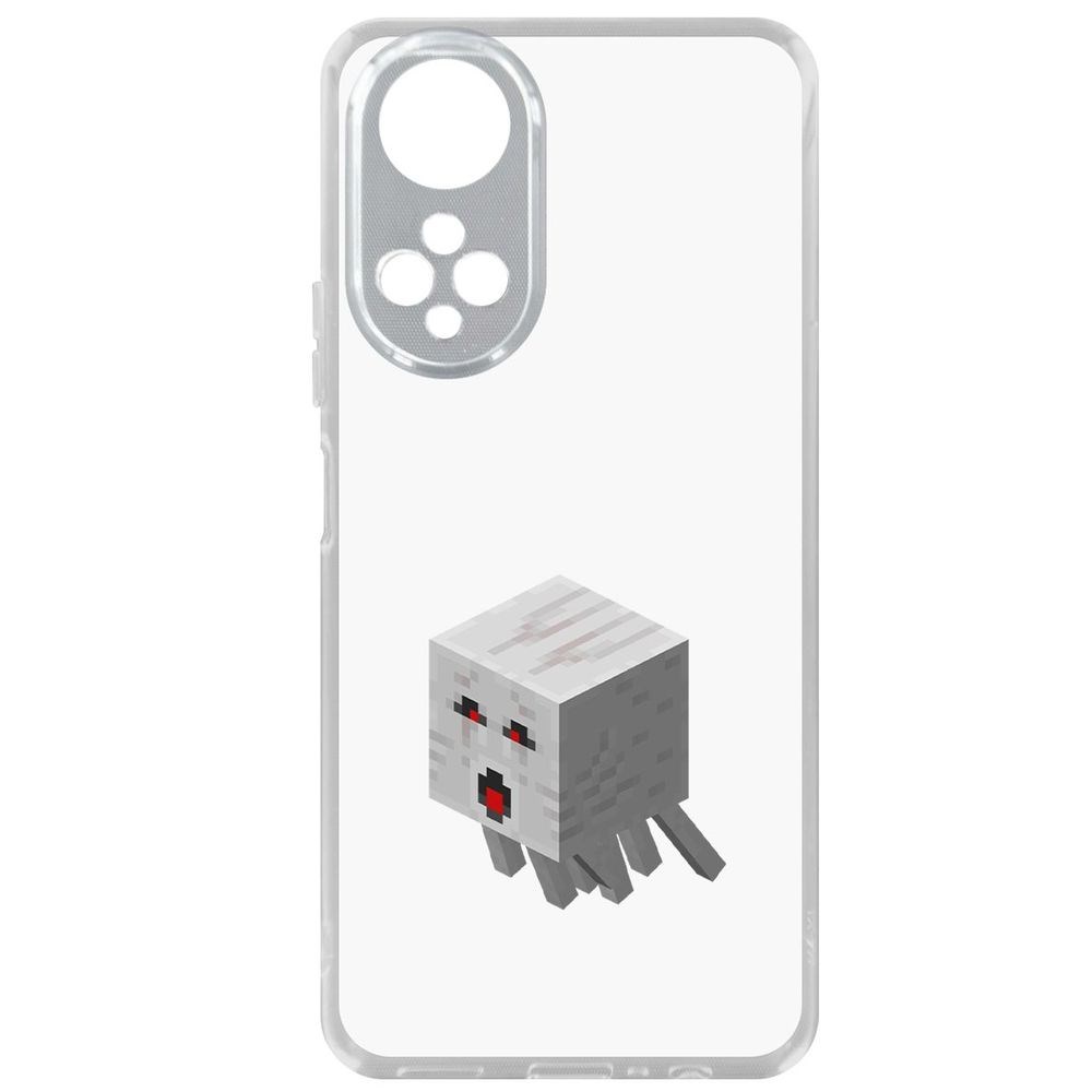 

Чехол Minecraft-Гаст для Honor X7, Прозрачный
