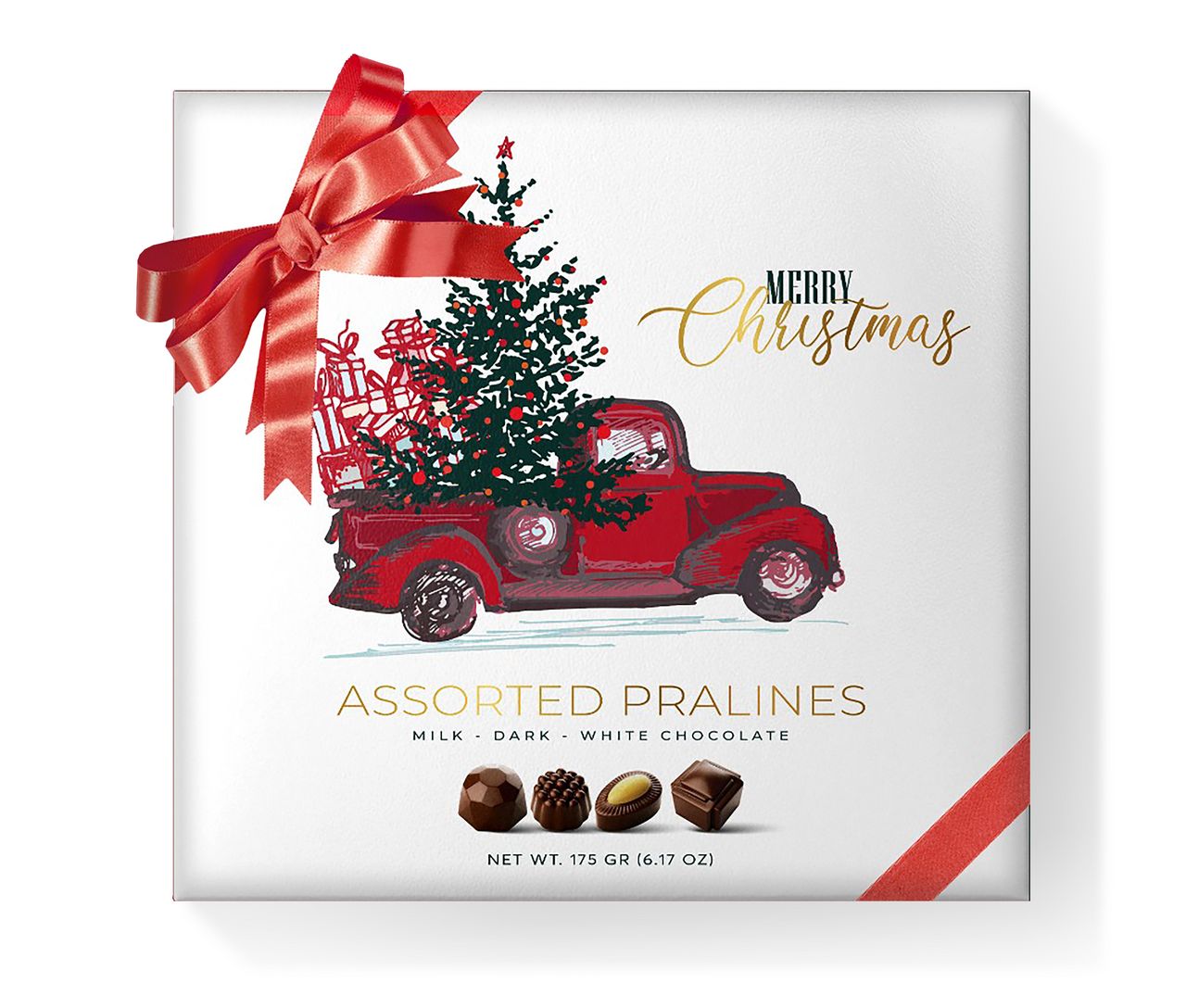 

Конфеты шоколадные Chocovia Choco Car Ассорти с пралиновой начинкой 175 г