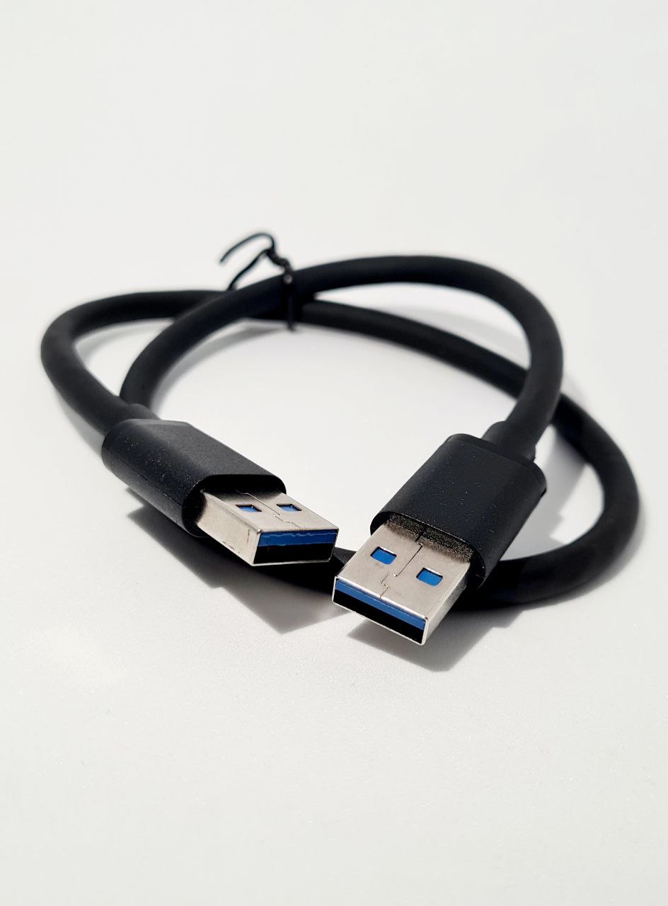 

Кабель KS-IS USB-A - USB-A вилка-вилка 0.45м (822-0.5) черный, Кабель USB 3.0 AM AM