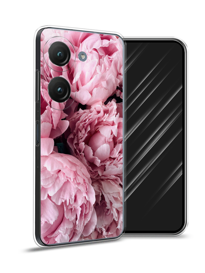 

Чехол Awog на Asus ZenFone 9 "Нежные пионы", Розовый;черный;белый, 44850-8