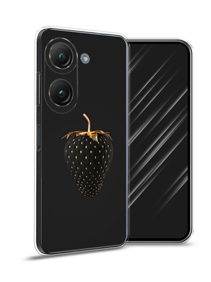 

Чехол Awog на Asus ZenFone 9 "Черно-золотая клубника", Черный;золотистый, 44850-10