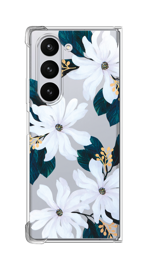 

Чехол на Samsung Galaxy Z Fold 6 "Delilah Flower", Зеленый;белый, 2109850-1