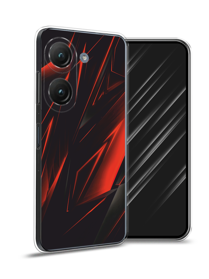 

Чехол Awog на Asus ZenFone 9 "Игровой фон", Бордовый;красный;черный, 44850-3