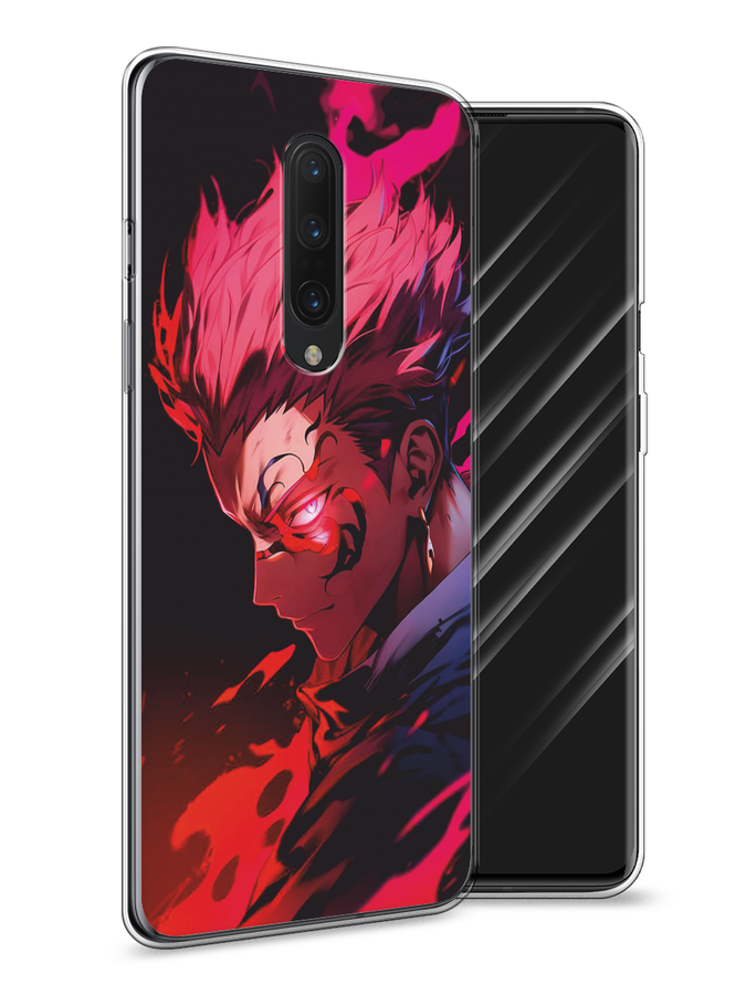 

Чехол Awog на OnePlus 8 "Взгляд Сукуны", Розовый;красный;черный, 151250-1
