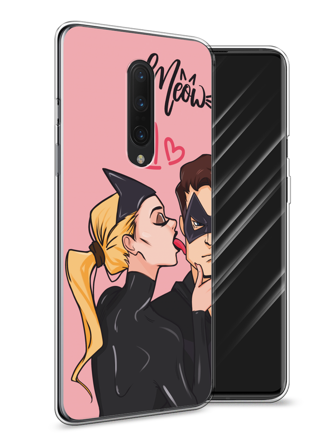 

Чехол Awog на OnePlus 8 "Kiss of Cat Woman", Розовый;черный;бежевый, 151250-1
