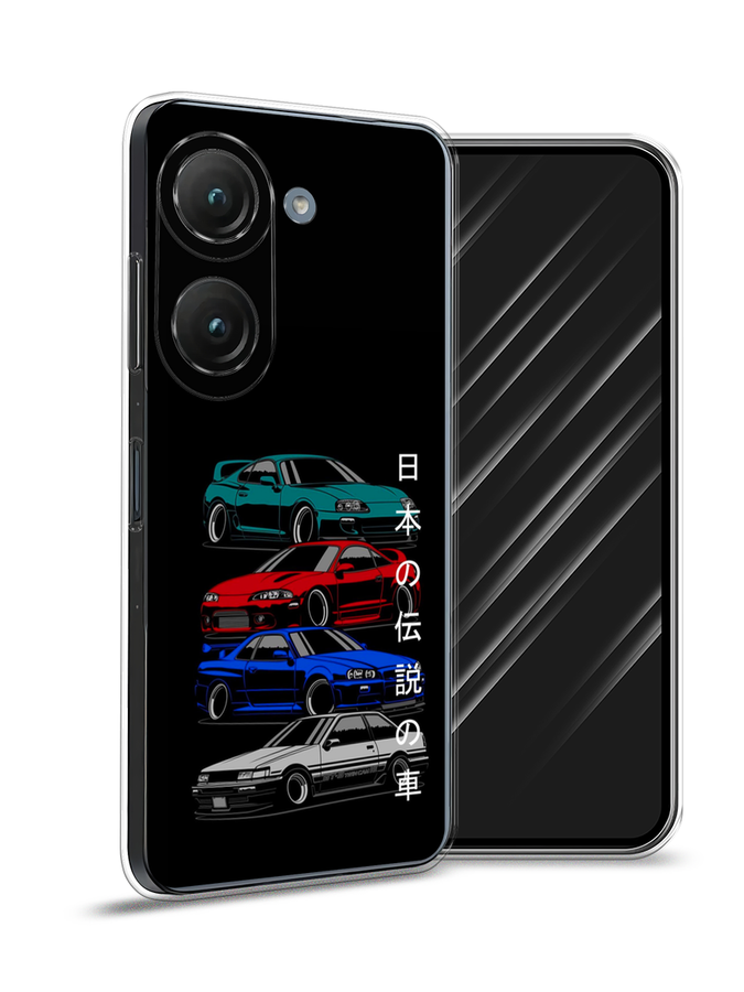 

Чехол Awog на Asus ZenFone 9 "JDM Legend cars", Зеленый;красный;синий, 44850-5