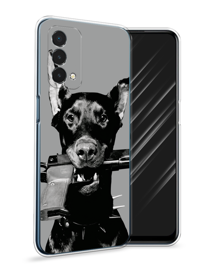 

Чехол Awog на OnePlus Nord N200 5G "Доберман", Серый, 152250-1