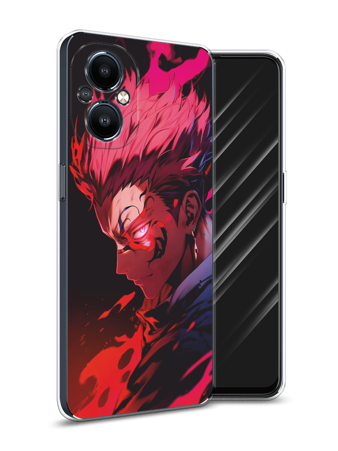 

Чехол Awog на OnePlus Nord N20 "Взгляд Сукуны", Розовый;красный;черный, 152550-1