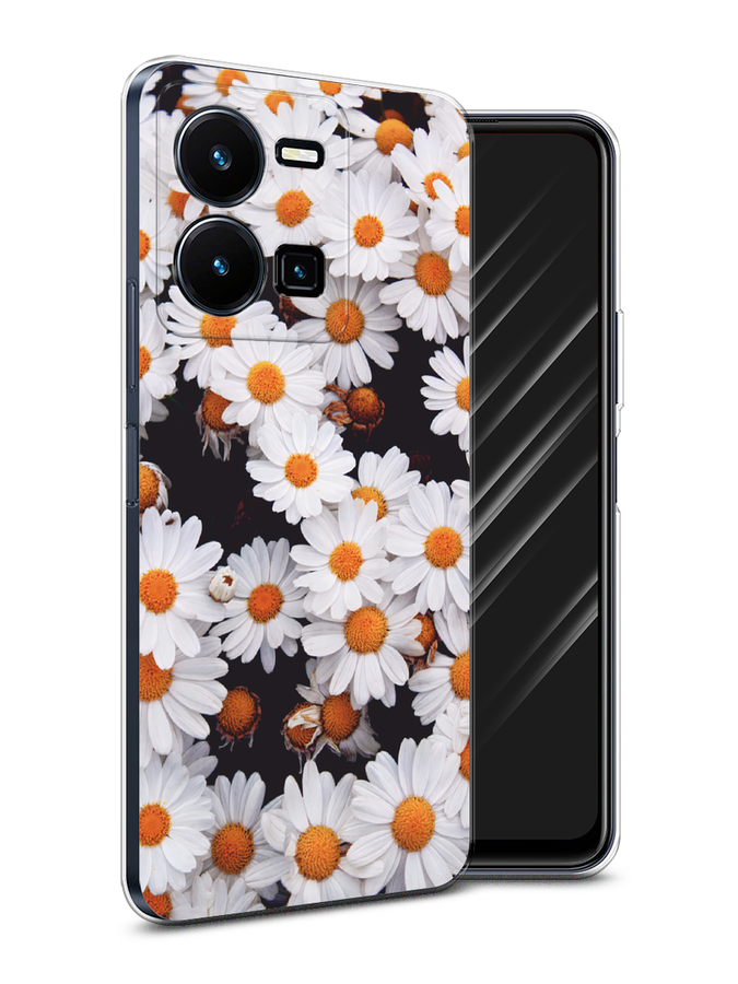 

Чехол Awog на Vivo Y35 4G / Виво Y35 4G "Ромашковое поле", Белый