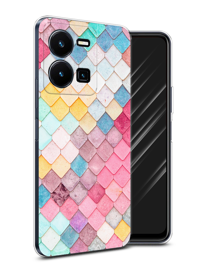 

Чехол Awog на Vivo Y35 4G / Виво Y35 4G "Нежные ромбики", Красный