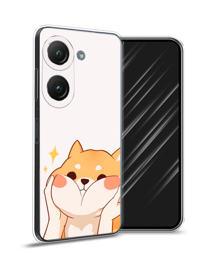 

Чехол Awog на Asus ZenFone 9 "Сладкий песик", Оранжевый, 44850-1