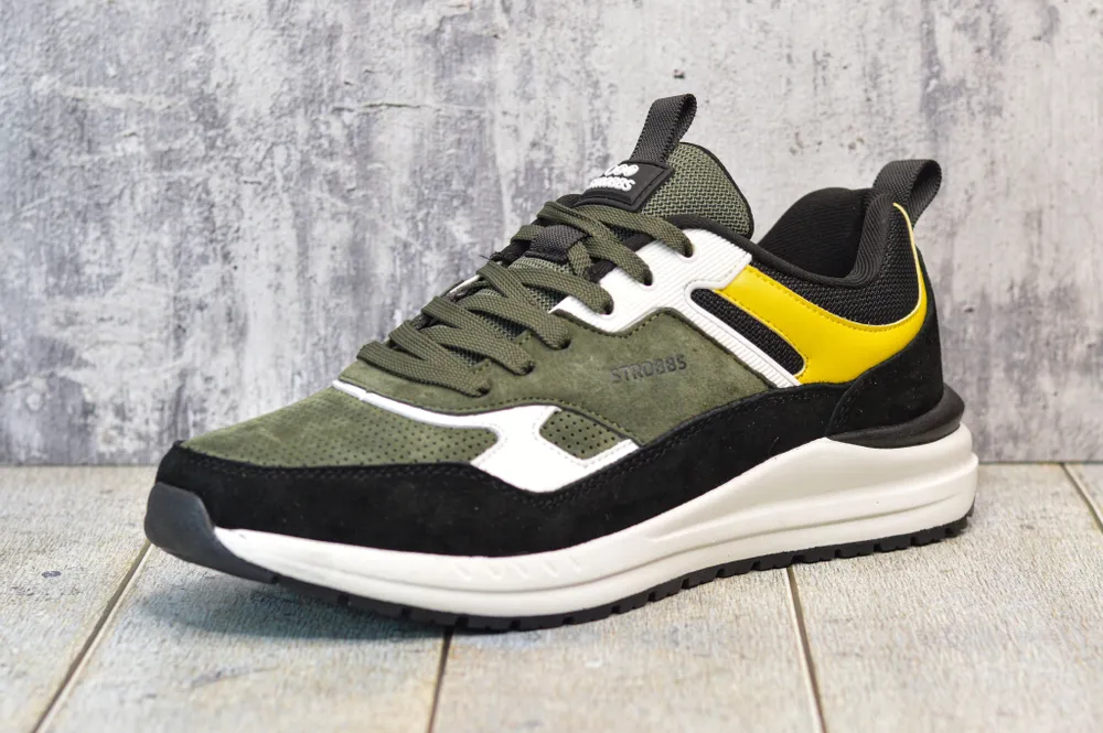 

Спортивные кроссовки мужские Strobbs C3498 хаки 42 RU, C3498