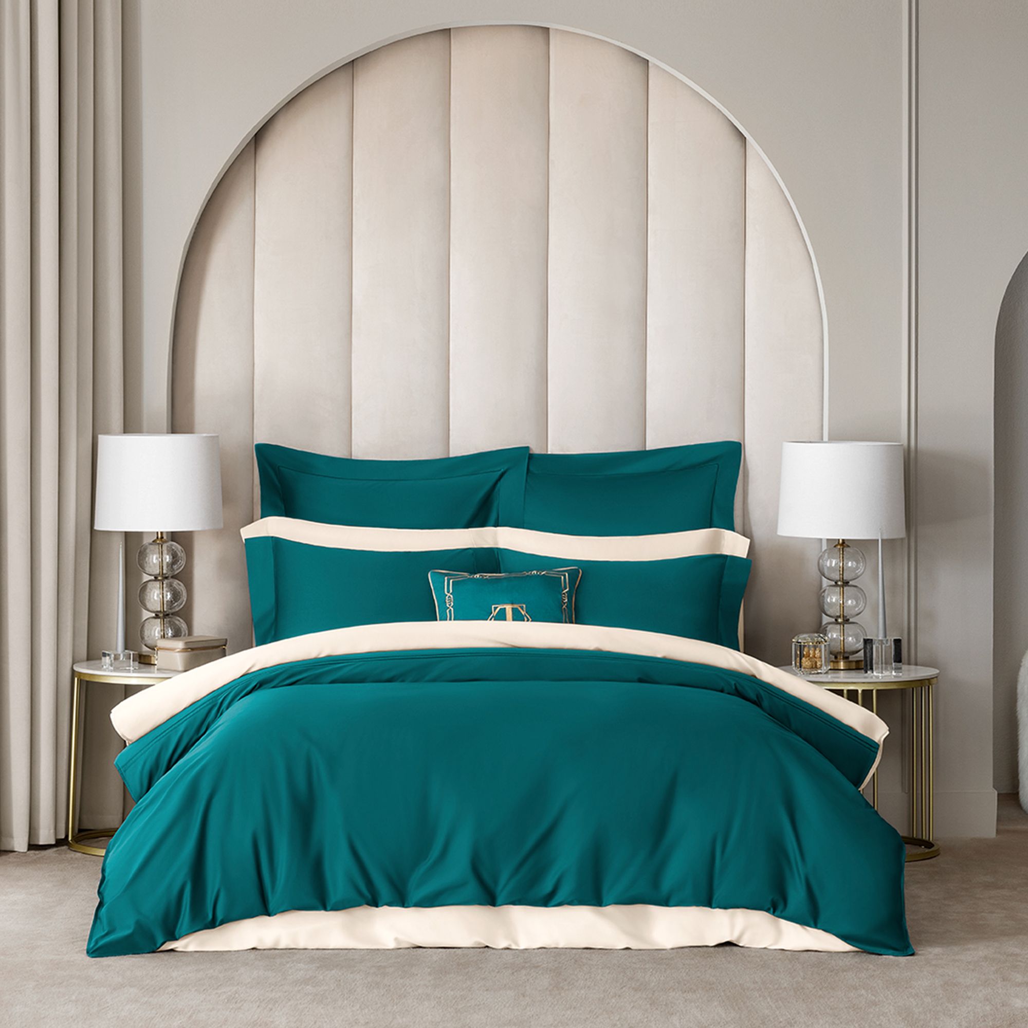 

Пододеяльник Togas Рапсодия 240x260 см, Синий