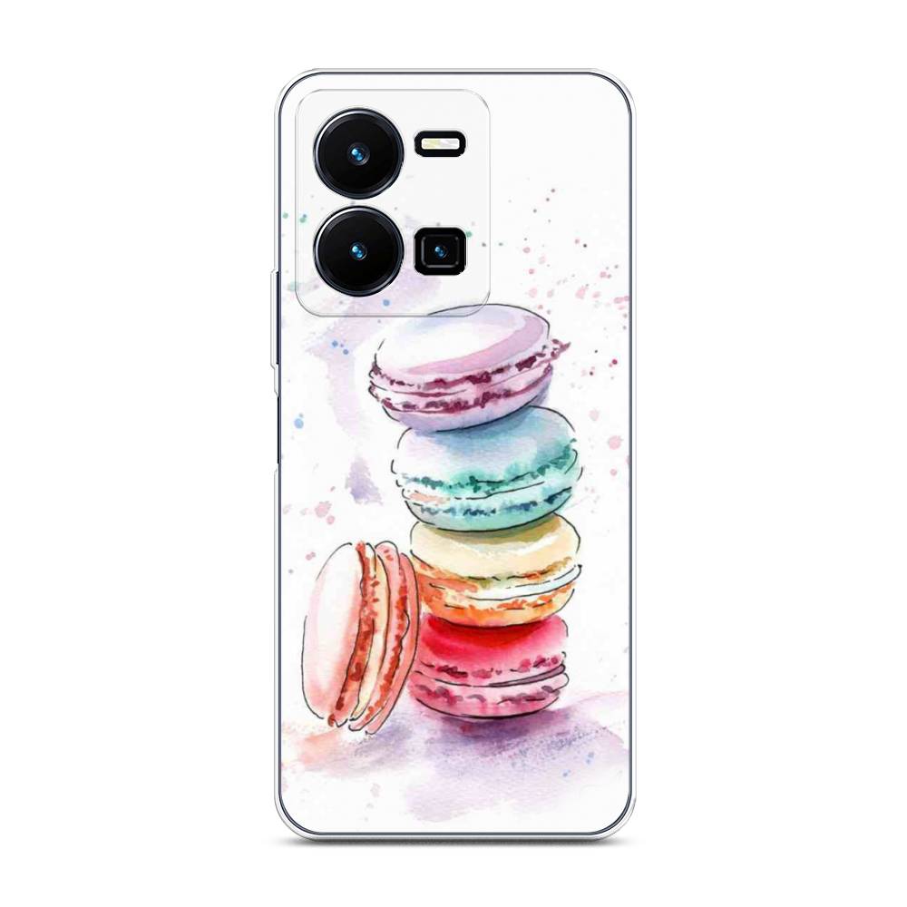 

Чехол Awog на Vivo Y35 4G / Виво Y35 4G "Пирамидка макарони 2", Желтый